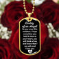 Daddy of an Angel Dog Tag Necklace - Think of me JewelryGiftinum