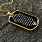 Daddy of an Angel Dog Tag Necklace - Think of me JewelryGiftinum