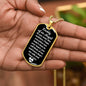 Daddy of an Angel Dog Tag Necklace - Think of me JewelryGiftinum