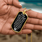 Daddy of an Angel Dog Tag Necklace - Think of me JewelryGiftinum