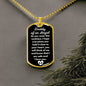 Daddy of an Angel Dog Tag Necklace - Think of me JewelryGiftinum