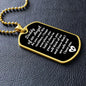 Daddy of an Angel Dog Tag Necklace - Think of me JewelryGiftinum
