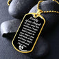 Daddy of an Angel Dog Tag Necklace - Think of me JewelryGiftinum