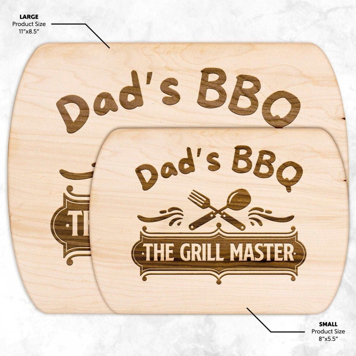 Dad's Grill Master Cutting Board Small / Maple Kitchenware Giftinum
