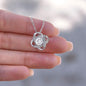 Daughter Necklace - Feel overwhelmed 14K White Gold Finish / Standard Box Jewelry Giftinum