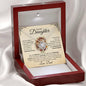 Daughter Necklace - You are Braver 14K White Gold Finish / Luxury Box Jewelry Giftinum