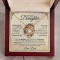 Daughter Necklace - You are Braver 14K White Gold Finish / Luxury Box Jewelry Giftinum