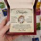 Daughter Necklace - You are Braver 14K White Gold Finish / Luxury Box Jewelry Giftinum