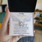 Daughter Necklace - You light up my life 14K White Gold Finish / Standard Box Jewelry Giftinum