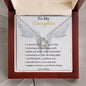 Daughter Necklace - You light up my life 18K Yellow Gold Finish / Luxury Box w/LED Jewelry Giftinum
