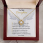 Daughter Necklace - You light up my life 18K Yellow Gold Finish / Luxury Box w/LED Jewelry Giftinum
