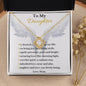 Daughter Necklace - You light up my life 18K Yellow Gold Finish / Standard Box Jewelry Giftinum