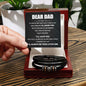Dear Dad - The Best Man Bracelett Luxury Box w/LED Jewelry Giftinum