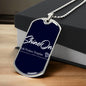 Dog tag necklace Military Chain (Silver) / No Jewelry Giftinum