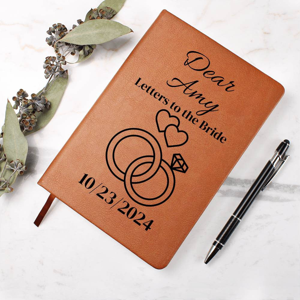 Letters to the Bride Vegan Leather Journal (v3)