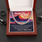 Father and Mountains Cuban Link Chain Stainless Steel / Luxury Box Jewelry Giftinum