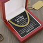 Father In Law - Dream Of My Life Cuban Link Chain 14K Yellow Gold Finish / Luxury Box Jewelry Giftinum