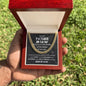 Father In Law - Dream Of My Life Cuban Link Chain Stainless Steel / Standard Box Jewelry Giftinum