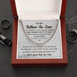 Father In Law - Thank You For Raising Cuban Link Chain Stainless Steel / Standard Box Jewelry Giftinum
