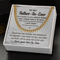 Father In Law - Thank You For Raising Cuban Link Chain Stainless Steel / Standard Box Jewelry Giftinum
