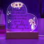 Friendship Heart Daughter - true blessing Wooden Base Jewelry Giftinum