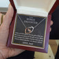Gift of you - Bonus Daughter Necklace 14k White Gold Finish / Standard Box Jewelry Giftinum