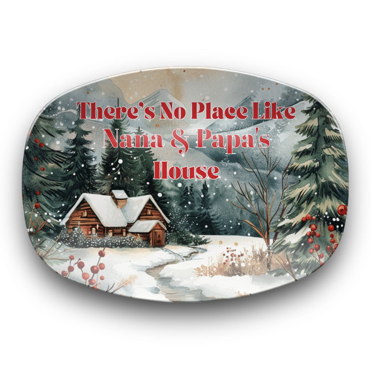 Grandparent's Christmas Platter Platter Giftinum