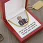 Great Dad Cuban Link Chain 14K Yellow Gold Finish / Luxury Box Jewelry Giftinum