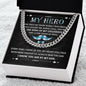 Hero Of My Childhood Cuban Link Chain Stainless Steel / Standard Box Jewelry Giftinum