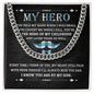 Hero Of My Childhood Cuban Link Chain Stainless Steel / Standard Box Jewelry Giftinum