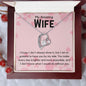 I know I don't always show it Valentine's Wife Necklace 14k White Gold Finish / Standard Box Jewelry Giftinum