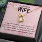 I know I don't always show it Valentine's Wife Necklace 14k White Gold Finish / Standard Box Jewelry Giftinum