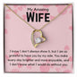 I know I don't always show it Valentine's Wife Necklace 18k Yellow Gold Finish / Standard Box Jewelry Giftinum