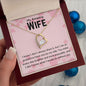 I know I don't always show it Valentine's Wife Necklace 14k White Gold Finish / Standard Box Jewelry Giftinum