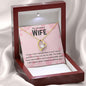 I know I don't always show it Valentine's Wife Necklace 14k White Gold Finish / Luxury Box Jewelry Giftinum
