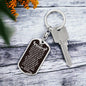Keychain Dog Tag - baby Dog Tag with Swivel Keychain (Steel) / No Jewelry Giftinum