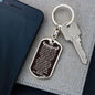 Keychain Dog Tag - baby Dog Tag with Swivel Keychain (Steel) / No Jewelry Giftinum