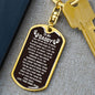 Keychain Dog Tag - baby Dog Tag with Swivel Keychain (Steel) / No Jewelry Giftinum