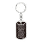 Keychain Dog Tag - baby Dog Tag with Swivel Keychain (Steel) / No Jewelry Giftinum