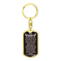 Keychain Dog Tag - baby Dog Tag with Swivel Keychain (Gold) / No Jewelry Giftinum
