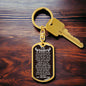 Keychain Dog Tag - baby Dog Tag with Swivel Keychain (Steel) / No Jewelry Giftinum