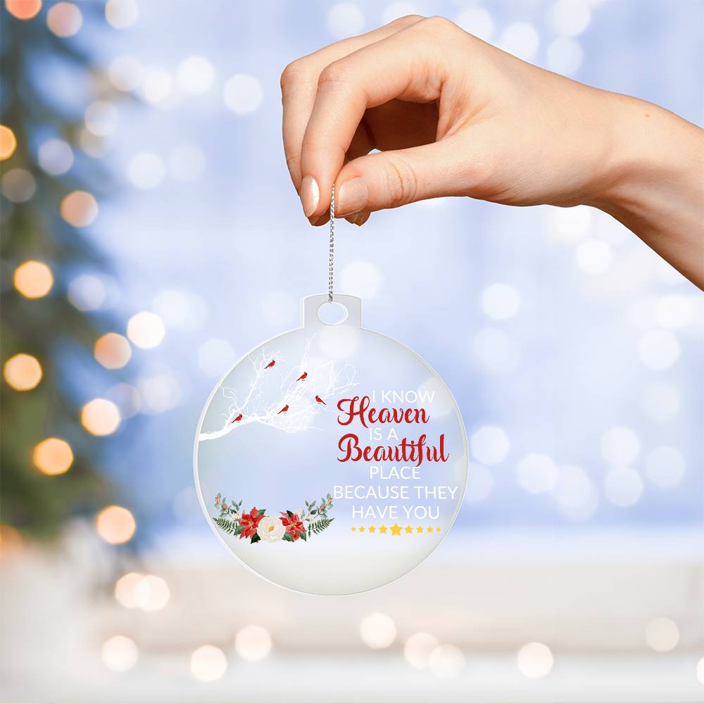 Loss Ornament Acrylic Ornament Jewelry Giftinum