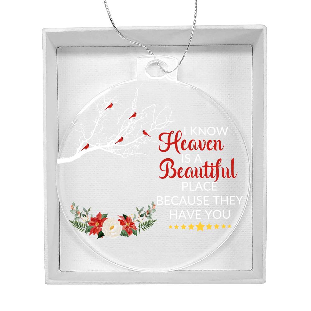 Loss Ornament Acrylic Ornament with Gift Box Jewelry Giftinum