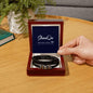 Love you forever bracelet Two Tone Box Jewelry Giftinum