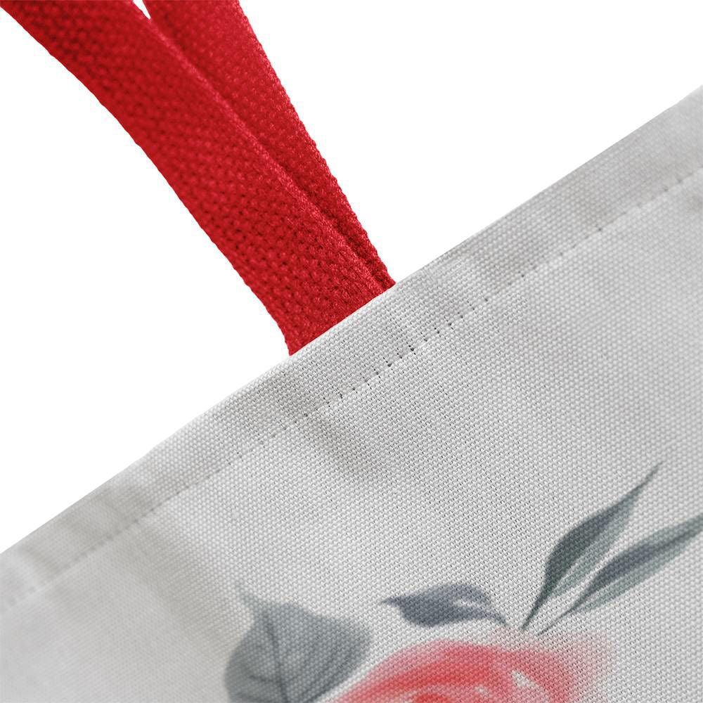Miscarriage awareness tote bag 13" x 13" / Red Jewelry Giftinum