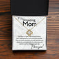 Mom - Your love is a gift 18K Yellow Gold Finish / Two-Toned Box Jewelry Giftinum