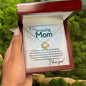 Mom - Your love is a gift 18K Yellow Gold Finish / Luxury Box w/LED Jewelry Giftinum
