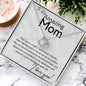 Mom - Your love is a gift 14K White Gold Finish / Two-Toned Box Jewelry Giftinum