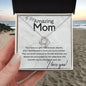 Mom - Your love is a gift 14K White Gold Finish / Two-Toned Box Jewelry Giftinum
