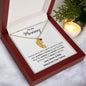 Mommy from the Baby Bump - I'll always be with you. 1 Charm / Polished Stainless Steel / Two-Tone Box Jewelry Giftinum
